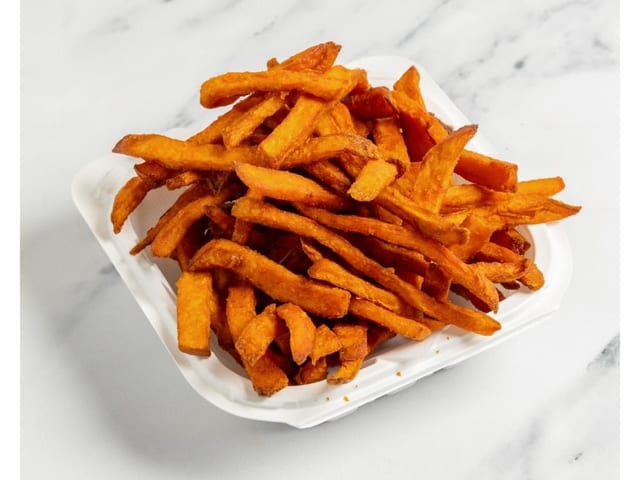SWEET POTATO FRIES.