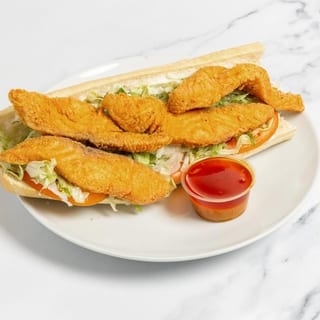 SALMON PO'BOY