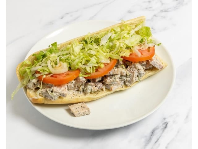 CHICKEN SALAD HERO.