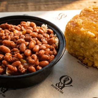 Red Beans & Rice with Cornbread