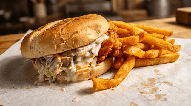 Big Easy Chicken Sandwich.