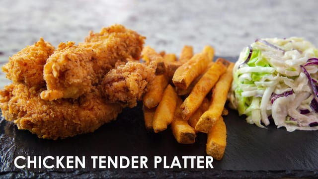 Chicken Tenders Platter.
