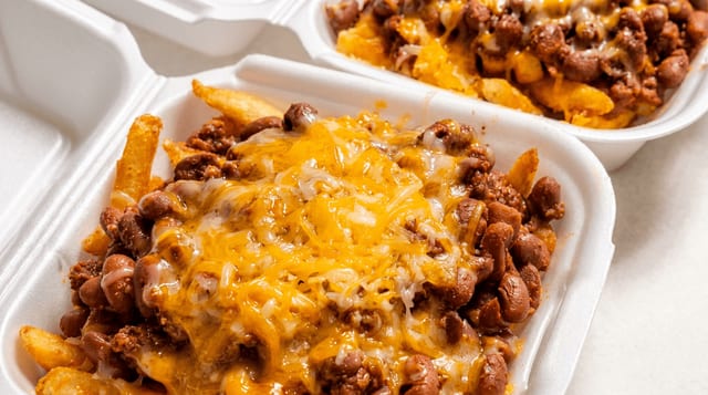 Small Chili Cheese Fries.