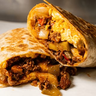 Dirty Egg Breakfast Burrito