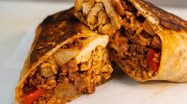 Cajun Burrito.