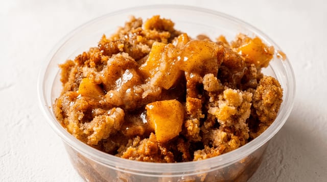 Peach Crumble.