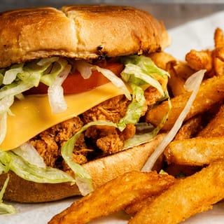 Deluxe Chicken Sandwich with Fries