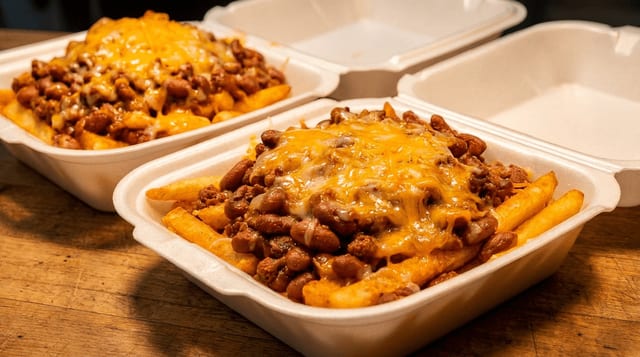 Large Chili Cheese Fries.